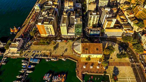 Foto: Região do Comércio, que será o primeiro bairro inteligente da cidade - Valter Pontes/Prefeitura de Salvador